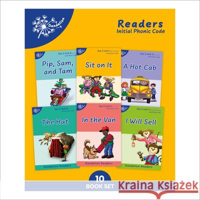 Phonic Books Dandelion Readers Set 3 Units 1-10 Sit on It (Alphabet Code Blending 4 and 5 Sound Words): Decodable Books for Beginner Readers Alphabet Phonic Books 9780744095265 Phonic Books