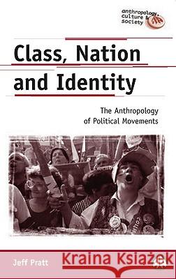 Class, Nation and Identity: The Anthropology of Political Movements Pratt, Jeff 9780745316710 Pluto Press (UK)