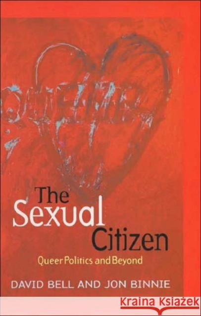 The Sexual Citizen: Queer Politics and Beyond Bell, David 9780745616537 Polity Press