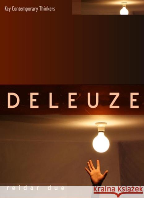 Deleuze Reidar Andreas Due 9780745630342 BLACKWELL PUBLISHERS