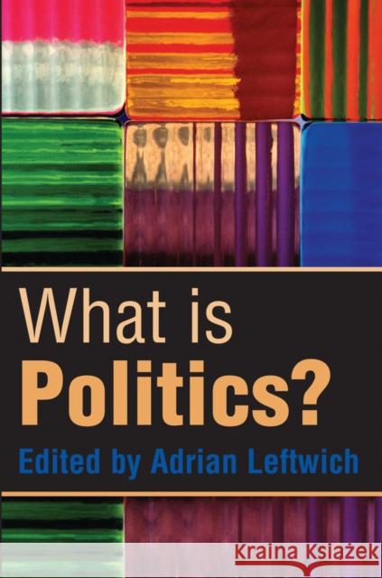 What Is Politics?: The Activity and Its Study Leftwich, Adrian 9780745630557 Polity Press