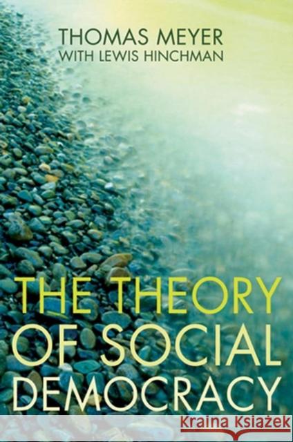 The Theory of Social Democracy Thomas Meyer Lewis Hinchman 9780745641126 Polity Press