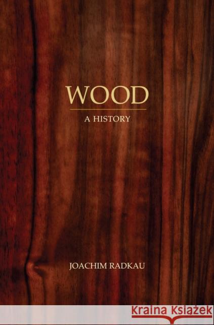 Wood: A History Radkau, Joachim 9780745646886 0