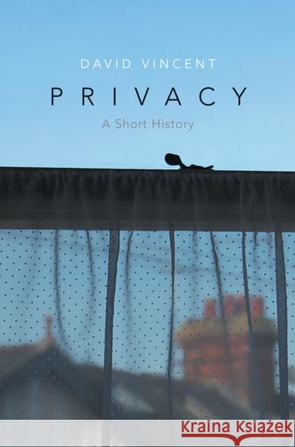 Privacy: A Short History Vincent, David 9780745671123