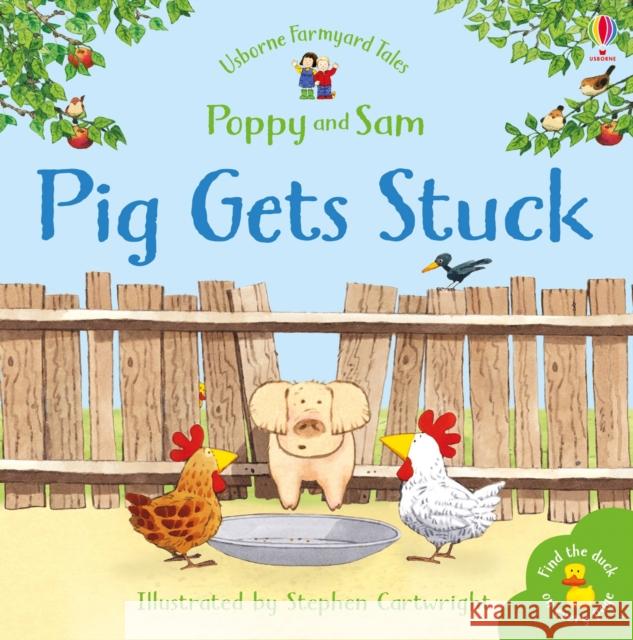 Farmyard Tales Stories Pig Gets Stuck Heather Amery 9780746063132 Usborne Publishing Ltd