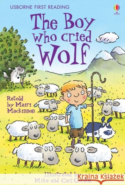 The Boy who cried Wolf Mairi Mackinnon 9780746085592 Usborne Publishing Ltd