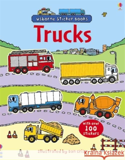 First Sticker Book Trucks Sam Taplin 9780746089415 Usborne Publishing Ltd