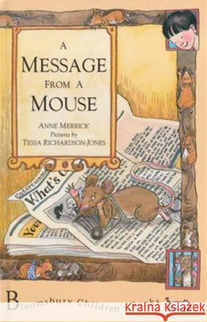 Message from a Mouse Anne Merrick, Tessa Richardson-Jones 9780747526407