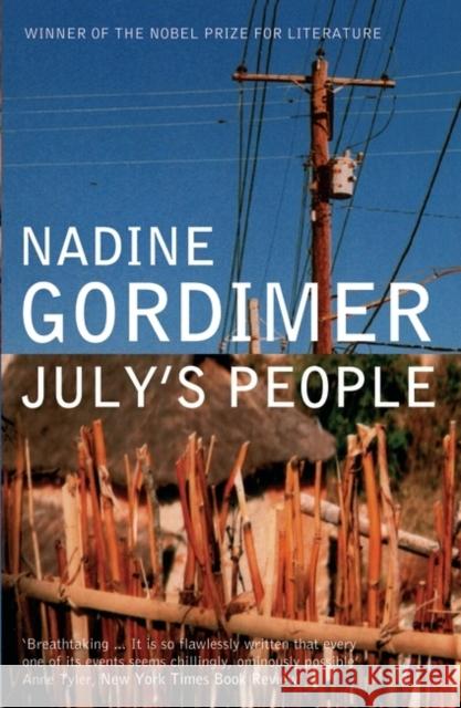 July's People Nadine Gordimer 9780747578383 Bloomsbury Trade