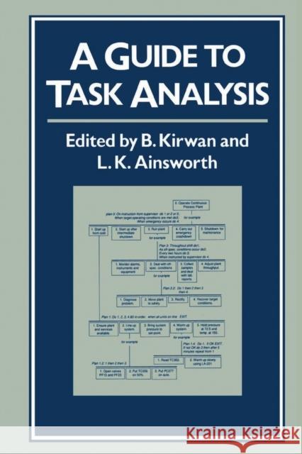A Guide To Task Analysis : The Task Analysis Working Group Kirwan                                   B. Kirwan Kirwan Kirwan 9780748400584 CRC