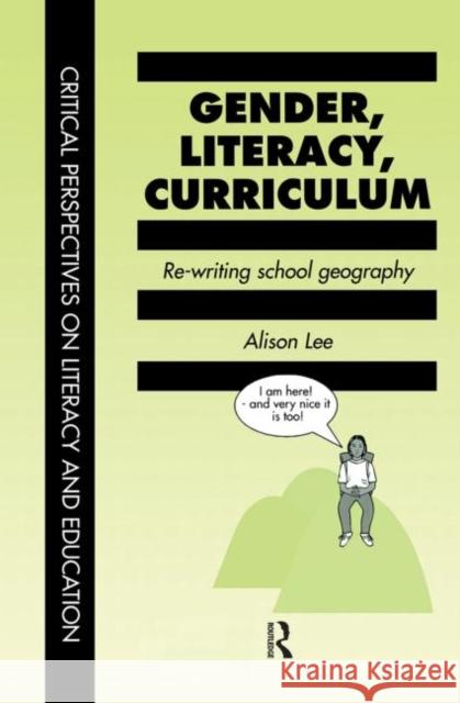 Gender Literacy & Curriculum Alison Lee 9780748402984