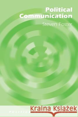 Political Communication  9780748625710 Not Avail