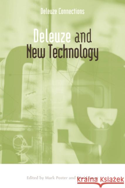 Deleuze and New Technology David Savat Mark Poster 9780748633364