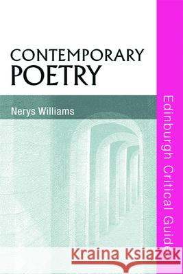 Contemporary Poetry Nerys Williams 9780748638857