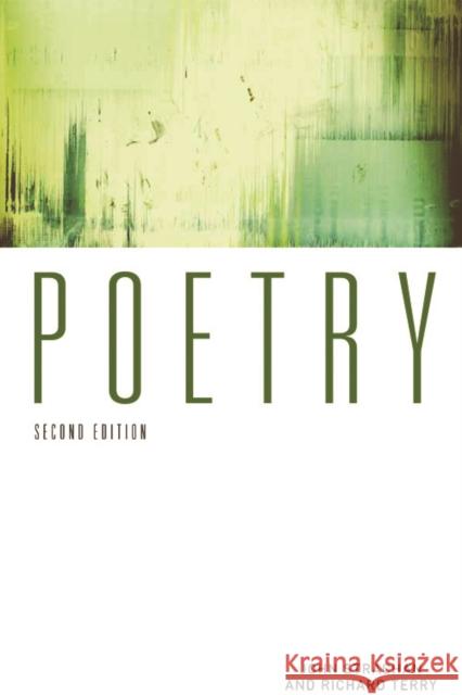 Poetry John Strachan, Richard Terry 9780748644018 Edinburgh University Press