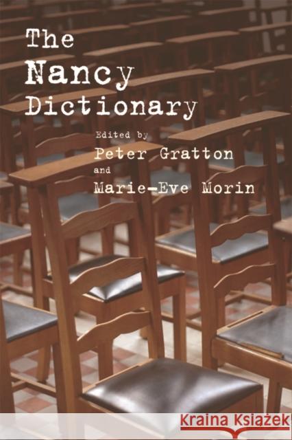 The Nancy Dictionary Peter Gratton, Marie-Eve Morin 9780748646456