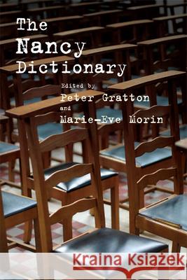 The Nancy Dictionary Peter Gratton, Marie-Eve Morin 9780748646463