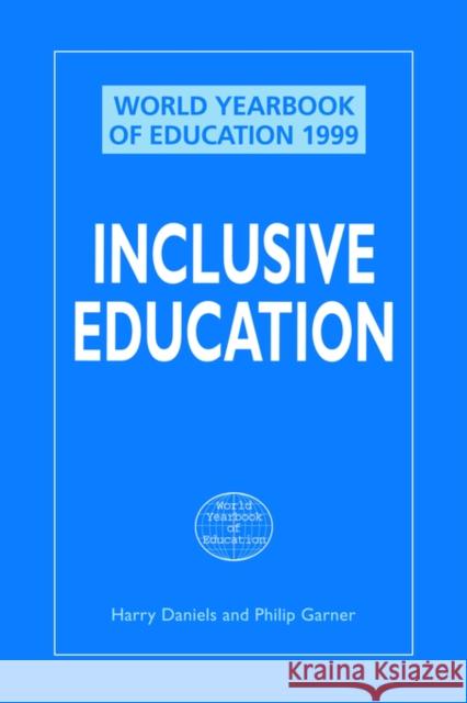 Inclusive Education Harry Daniels Philip Garner 9780749434540