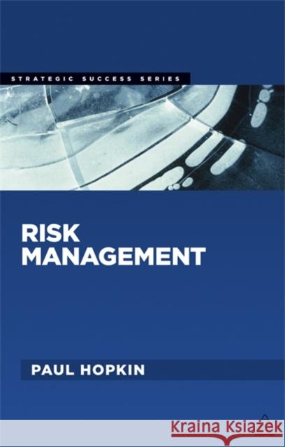 Risk Management Paul Hopkin 9780749468385 0