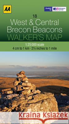 West and Central Brecon Beacons AA Publishing 9780749573102 AA Publishing