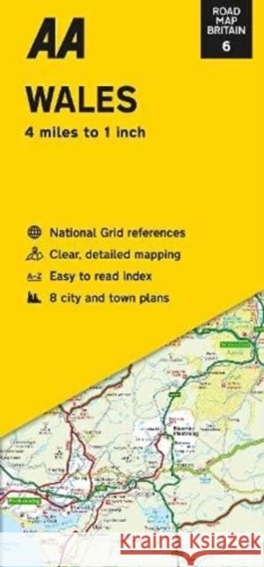 Road Map Wales  9780749582852 AA Publishing