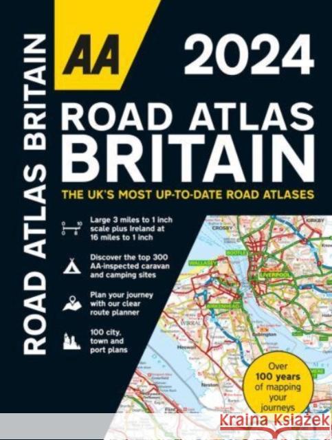 AA Road Atlas Britain 2024  9780749583408 AA Publishing