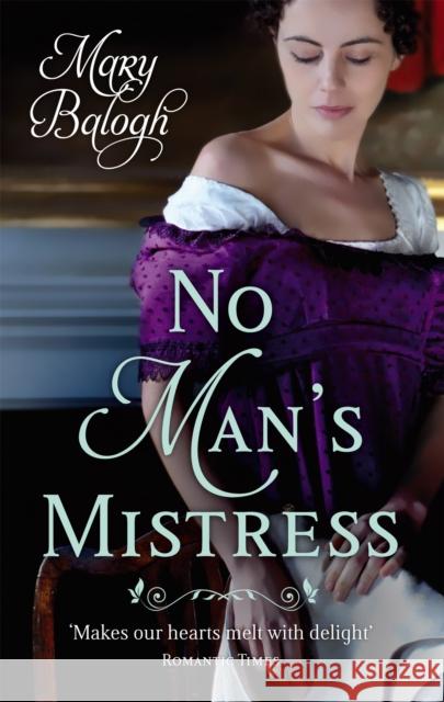 No Man's Mistress: Number 2 in series Mary Balogh 9780749942021 0