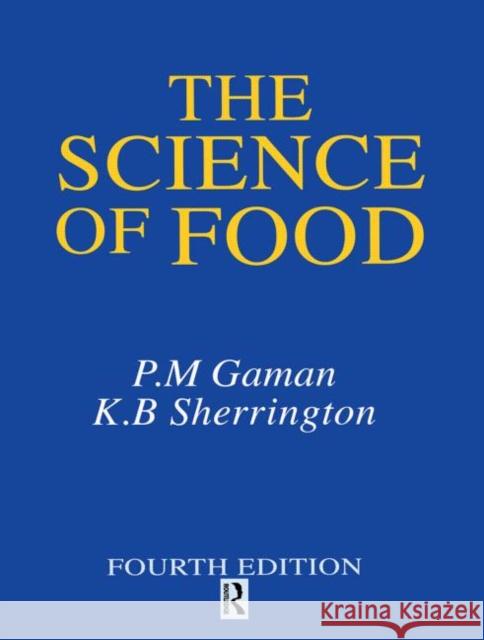 Science of Food P M Gaman 9780750623735 0