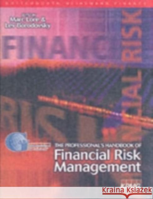 Professional's Handbook of Financial Risk Management Lev Borodovsky Marc Lore 9780750641111 Butterworth-Heinemann