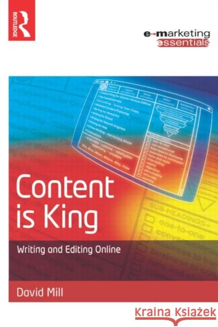 Content is King David Mill 9780750663175 Butterworth-Heinemann