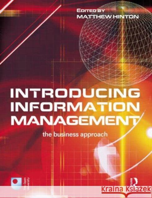 Introducing Information Management Matthew Hinton 9780750666688 Butterworth-Heinemann