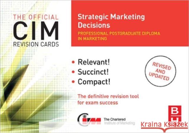 Strategic Marketing Decisions: Professional Postgraduate Diploma in Marketing Beamish, Karen 9780750686556