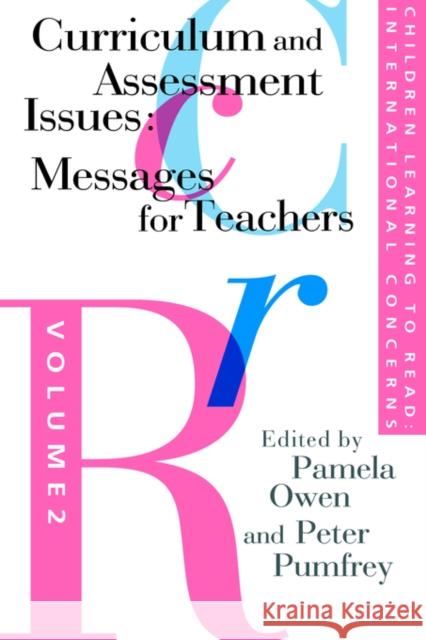 Children Learning to Read: International Concerns: Volume 2 Owen, Pamela 9780750703666 Routledge