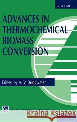 Advances in Thermochemical Biomass Conversion Bridgwater, A. V. 9780751401714 Kluwer Academic Publishers