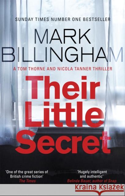 Their Little Secret Billingham, Mark 9780751566987 Little, Brown