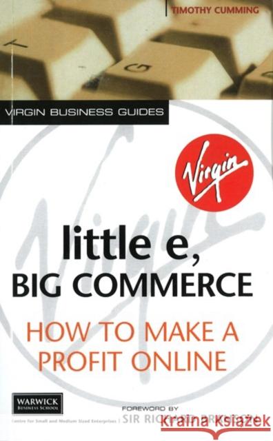 Little E, Big Commerce : How to Make a Profit Online Cumming, Timothy 9780753522899