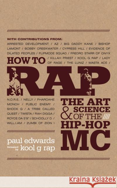 How to Rap Paul Edwards 9780753540893 EBURY PRESS