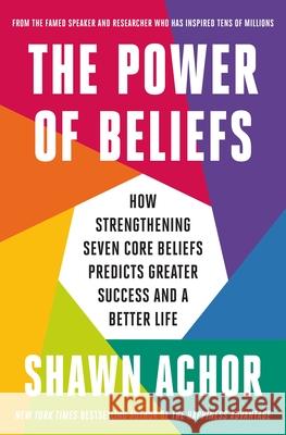The Power of Beliefs Shawn Achor 9780753561959