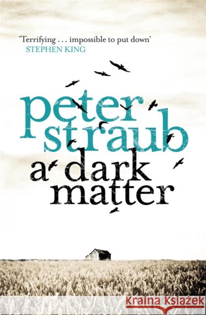 A Dark Matter Peter Straub 9780753828823