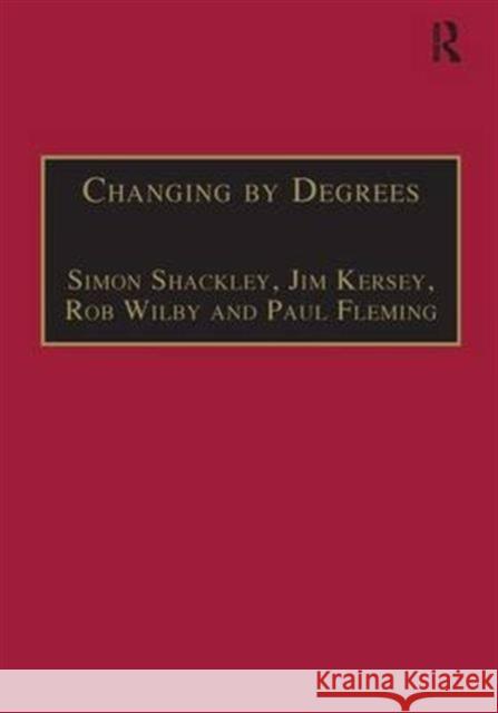 Changing by Degrees: The Potential Impacts of Climate Change in the East Midlands Shackley, Simon 9780754611400