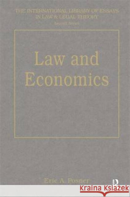 Law and Economics Eric A. Posner 9780754620983