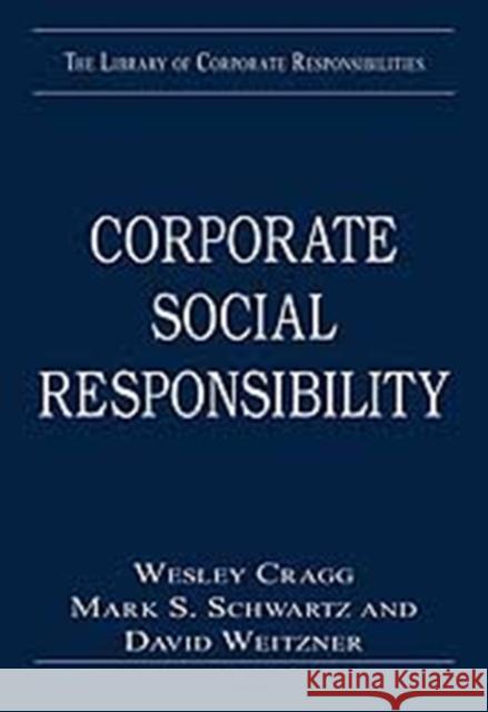 Corporate Social Responsibility  9780754628309 ASHGATE PUBLISHING GROUP