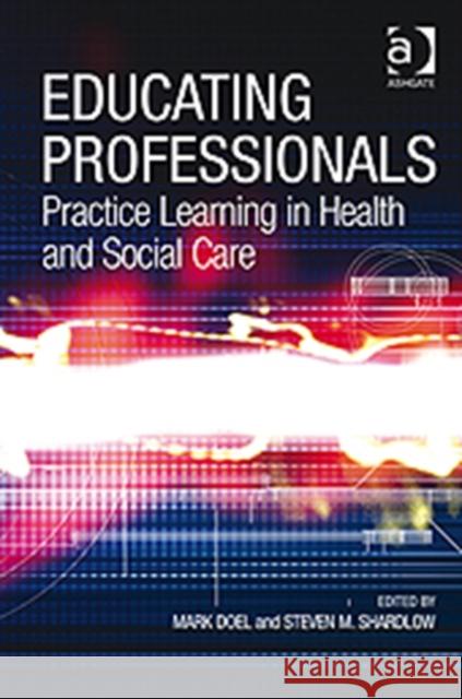 Educating Professionals: Practice Learning in Health and Social Care Shardlow, Steven M. 9780754648109