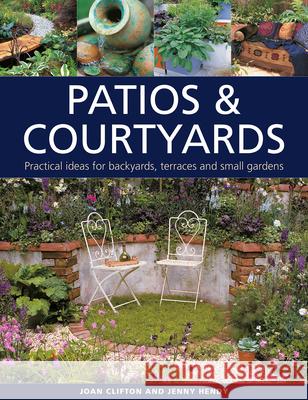 Patios & Courtyards: Practical ideas for backyards, terraces and small gardens Jenny Hendy 9780754835370 Anness Publishing