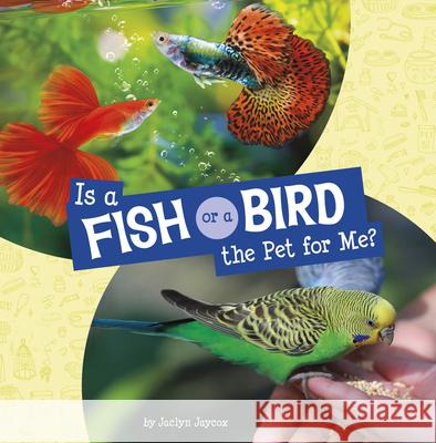 Is a Fish or a Bird the Pet for Me? Jaclyn Jaycox 9780756578909 Pebble Books