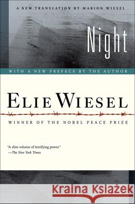 Night Elie Wiesel Marion Wiesel 9780756963804