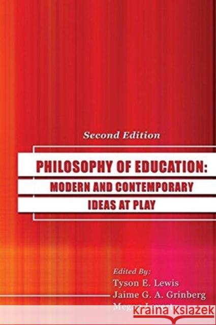 Philosophy of Education Grinberg Et Al 9780757565571