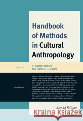 Handbook of Methods in Cultural Anthropology, Second Edition Bernard, H. Russell 9780759120709