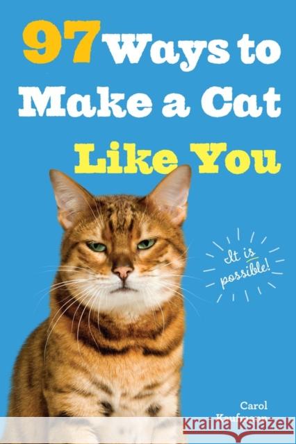 97 Ways to Make a Cat Like You Carol Kaufmann 9780761182160 Workman Publishing