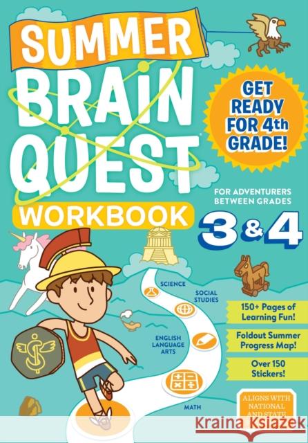 Summer Brain Quest: Between Grades 3 & 4 Persephone Walker Claire Piddock 9780761189190